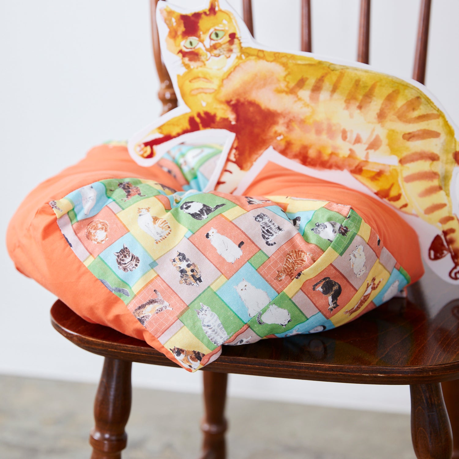 Paper Message Cat&#39;s Room Cotton Sheeting