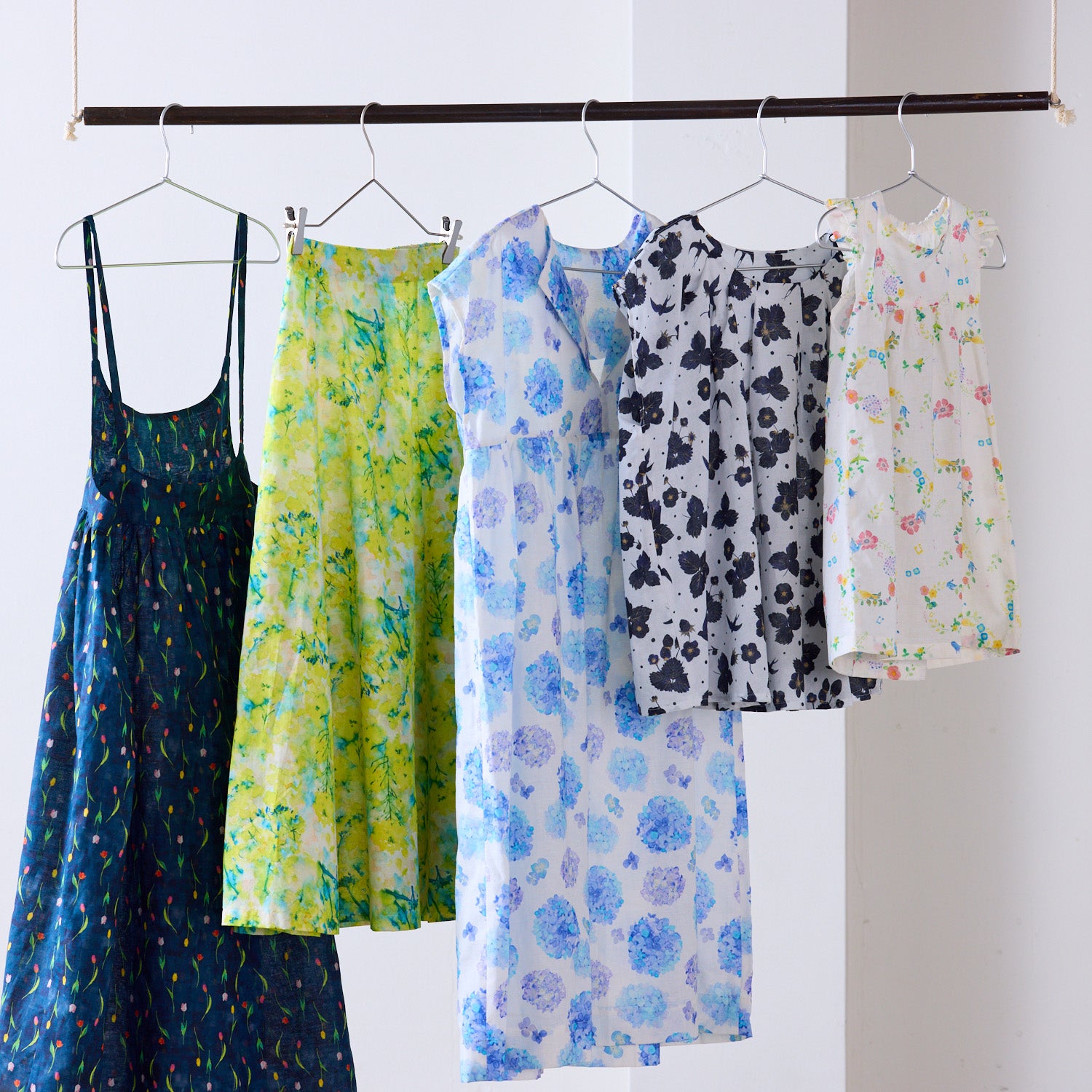 yui Cotton Linen Printed Compass - Tone
