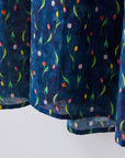 yui Cotton Linen Printed Compass - Tone