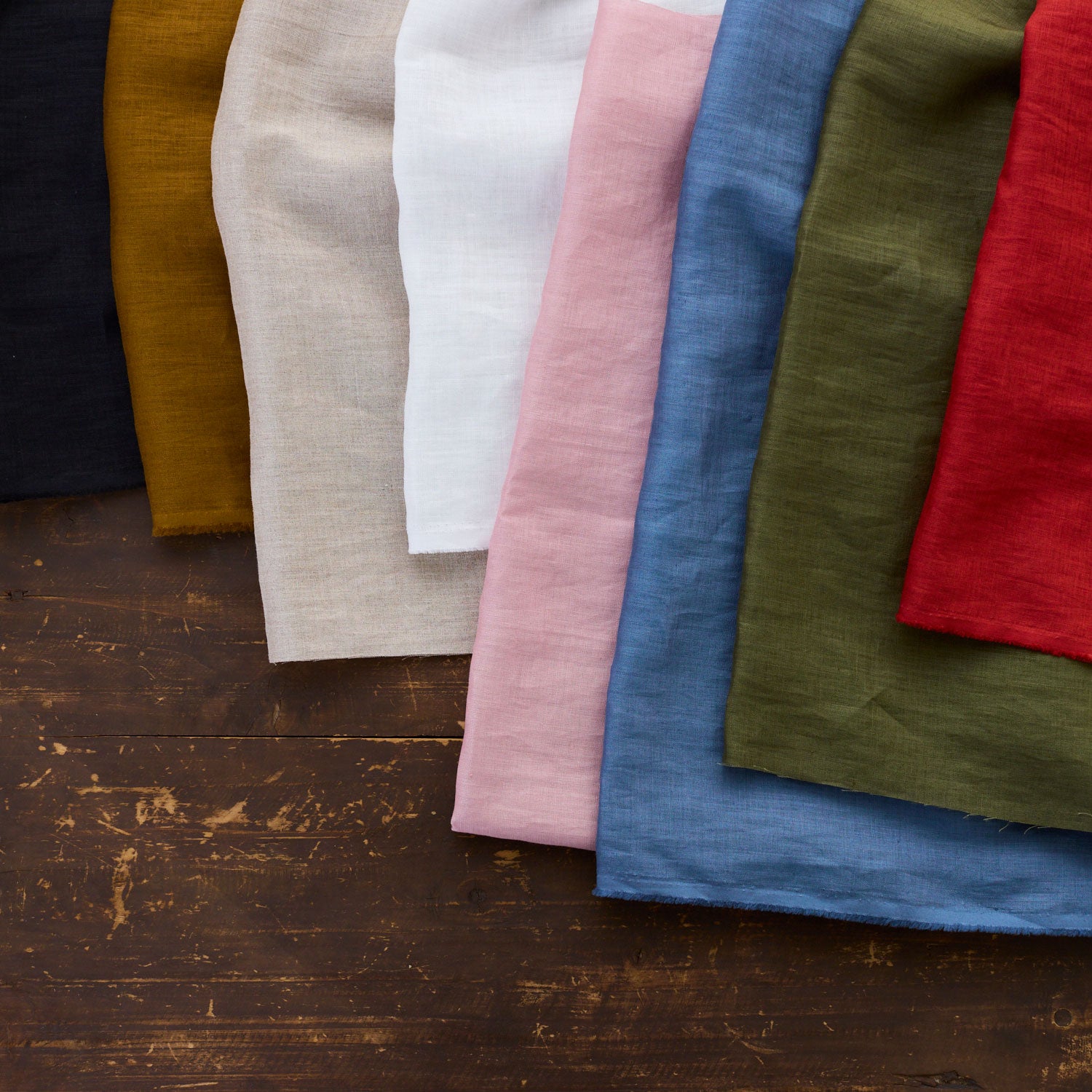 [Fabric Sample] Solid Color Linen VFA-100
