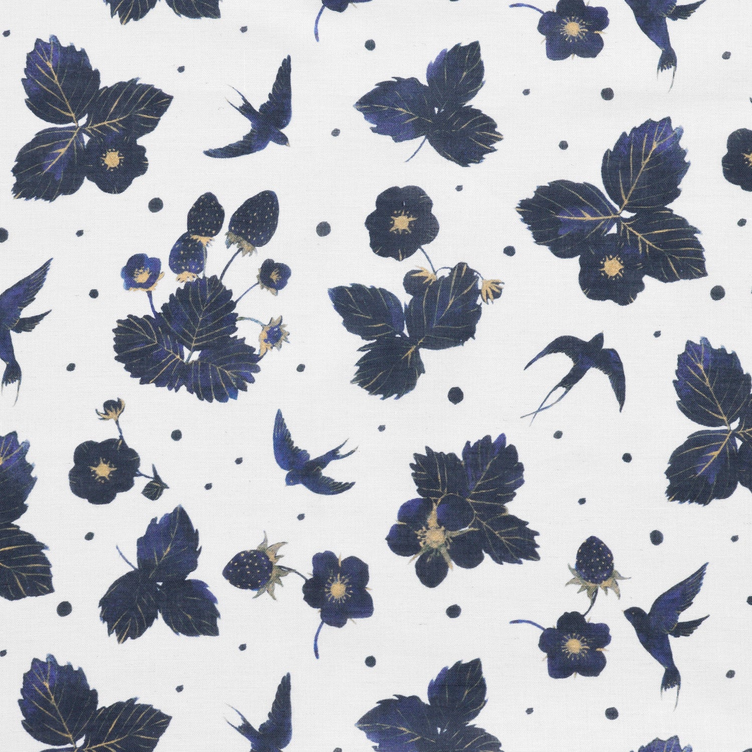 [Fabric Sample] yui Cotton Linen Printed Compass