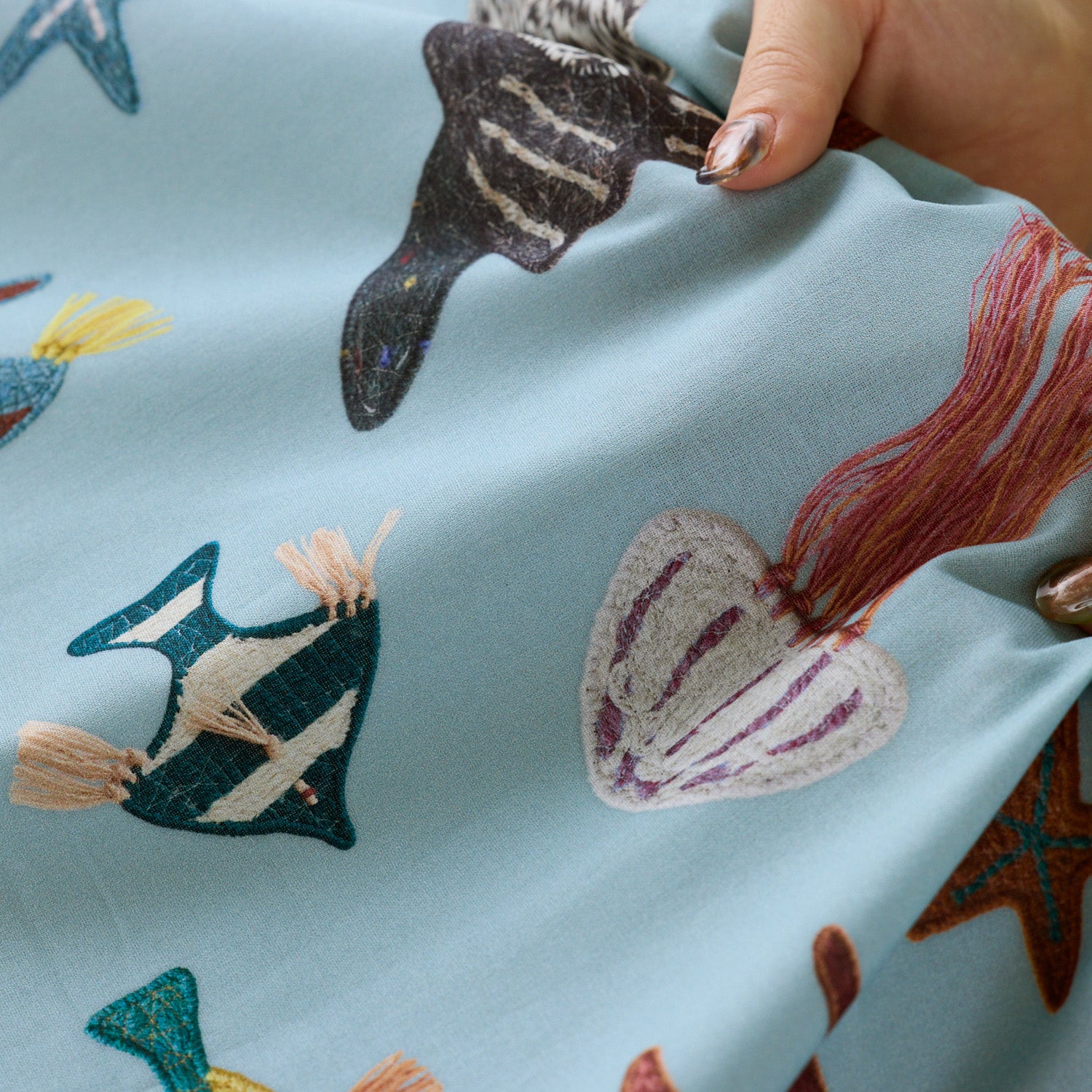 Kari Ishikawa Cotton Sheeting - In the Sea