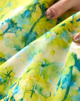 yui Cotton Linen Printed Compass - Nanohana
