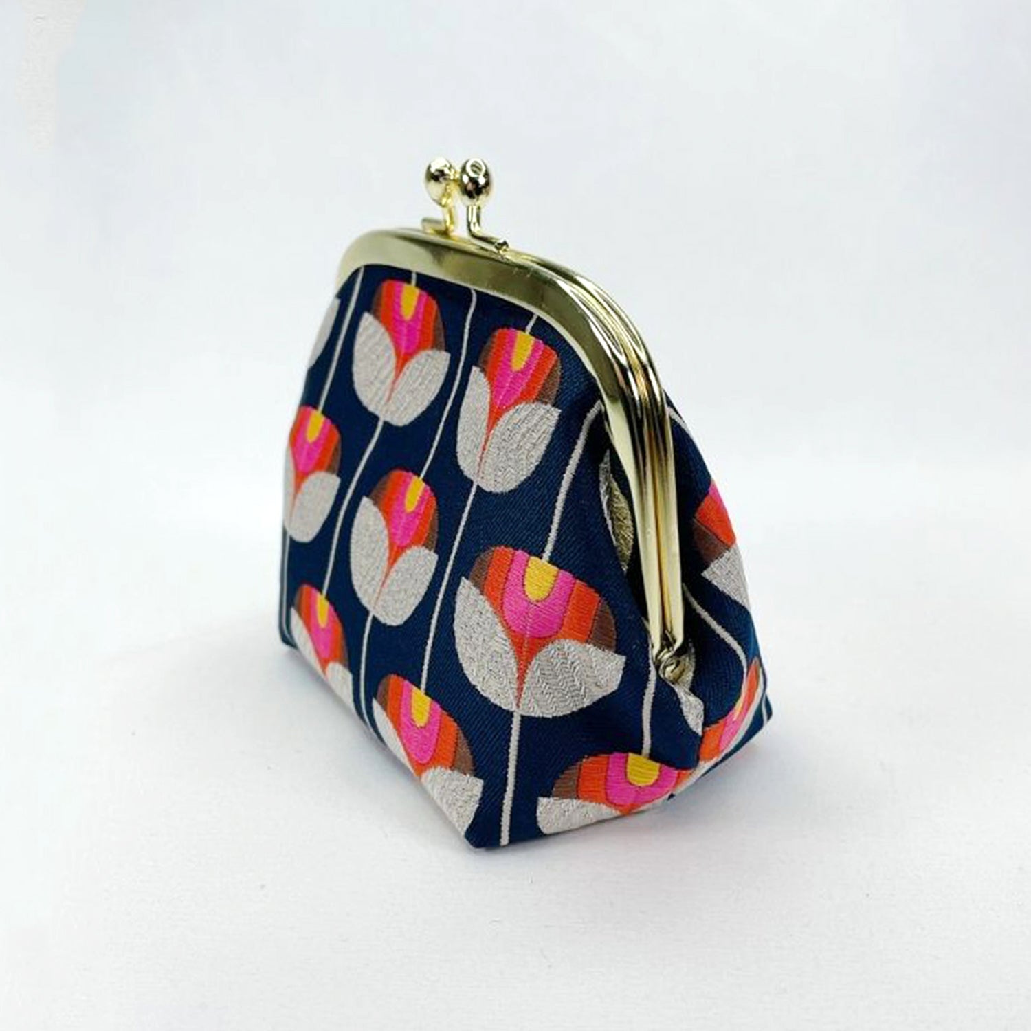Nishijin-ori Woven Clasp Pouch