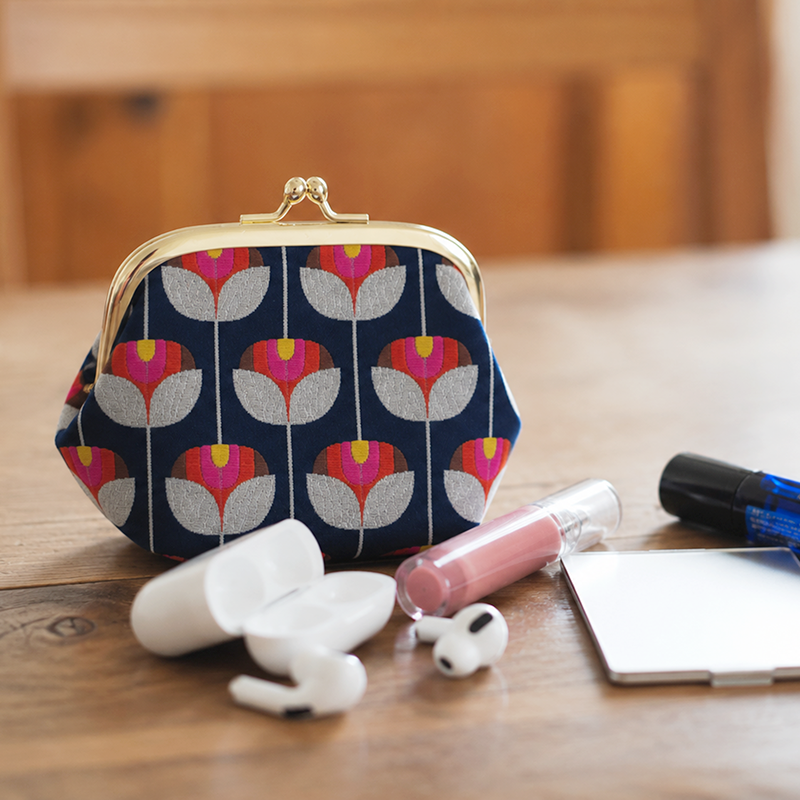 Nishijin-ori Woven Clasp Pouch