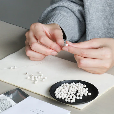 Wood Beads Bracelet Kit