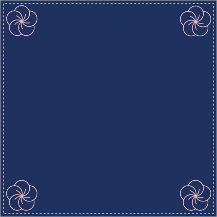 Sashiko Linen Handkerchief Kit