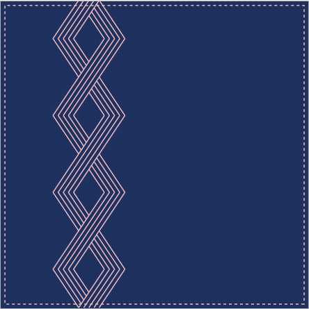 Sashiko Linen Handkerchief Kit
