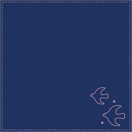 Sashiko Linen Handkerchief Kit