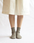 [Kokka Lifestyle] Linen Ribbed Short Socks