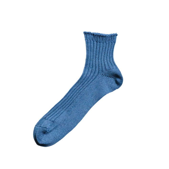 [Kokka Lifestyle] Linen Ribbed Short Socks