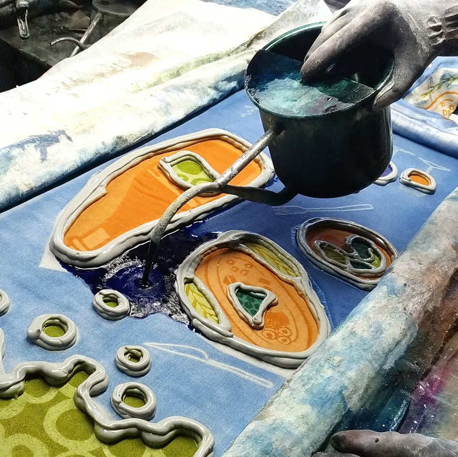 [Kokka Lifestyle] Nijiyura Cotton Tenugui - White Wine