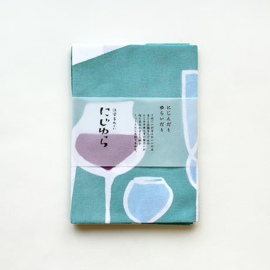 [Kokka Lifestyle] Nijiyura Cotton Tenugui - Red Wine