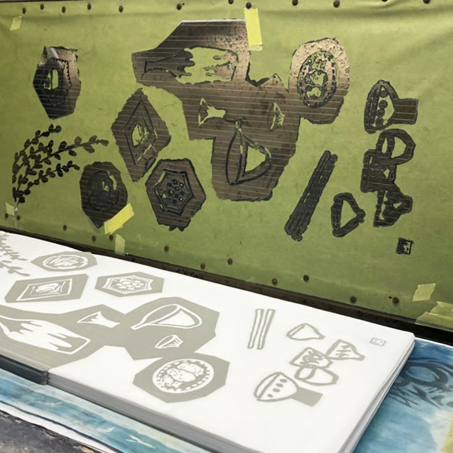 [Kokka Lifestyle] Nijiyura Cotton Tenugui - Sake