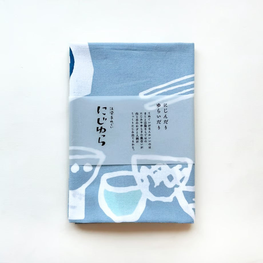 [Kokka Lifestyle] Nijiyura Cotton Tenugui - Sake