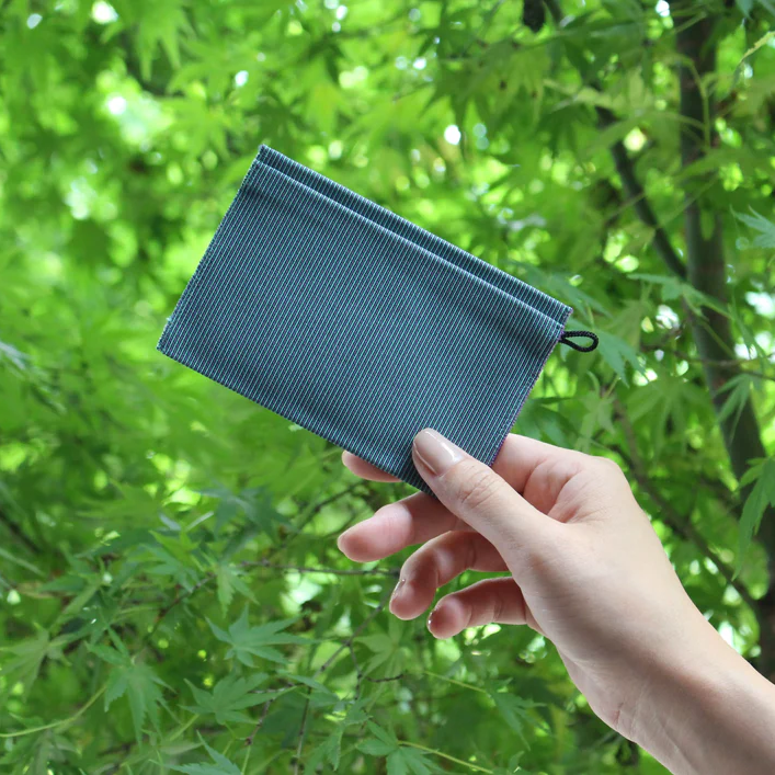 [Kokka Lifestyle] Upcycled Woven Flat Pouch S