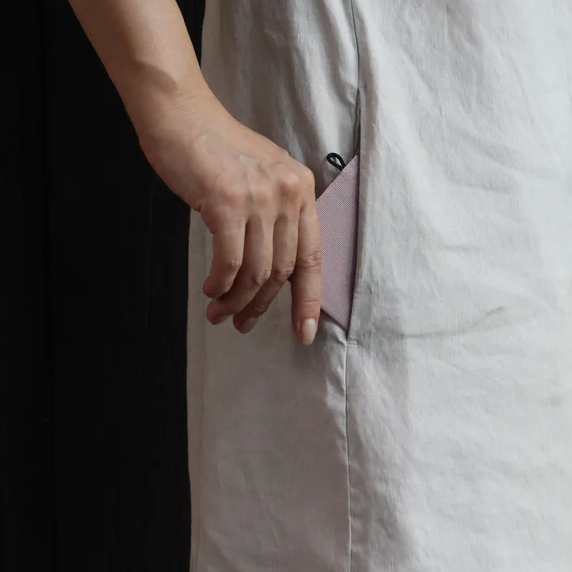 [Kokka Lifestyle] Upcycled Woven Flat Pouch S