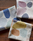 Pathway by Bookhou - Stones Cotton Linen Sheeting - Blue