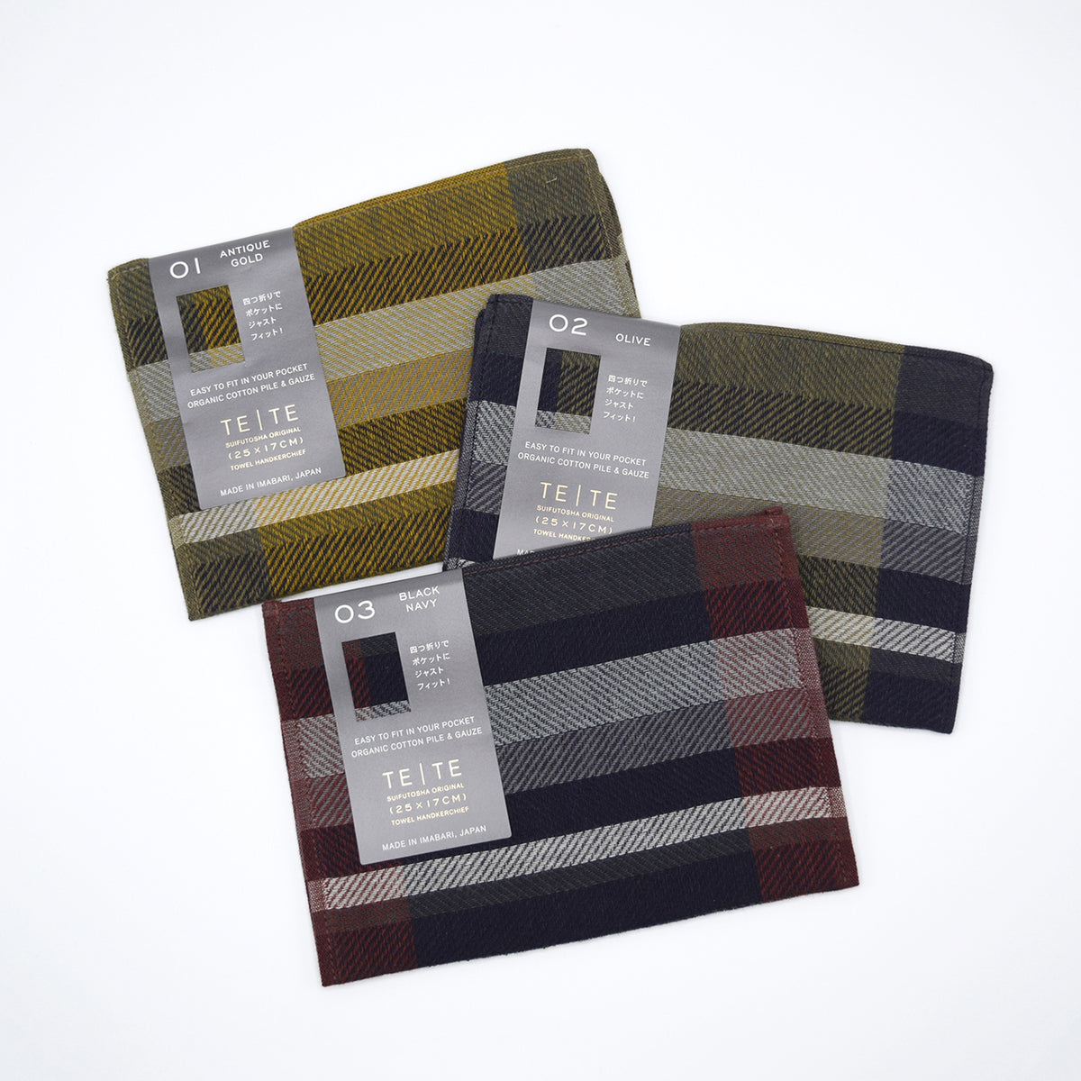 [Kokka Lifestyle] TETE BLACK Twill Gauze Handkerchief