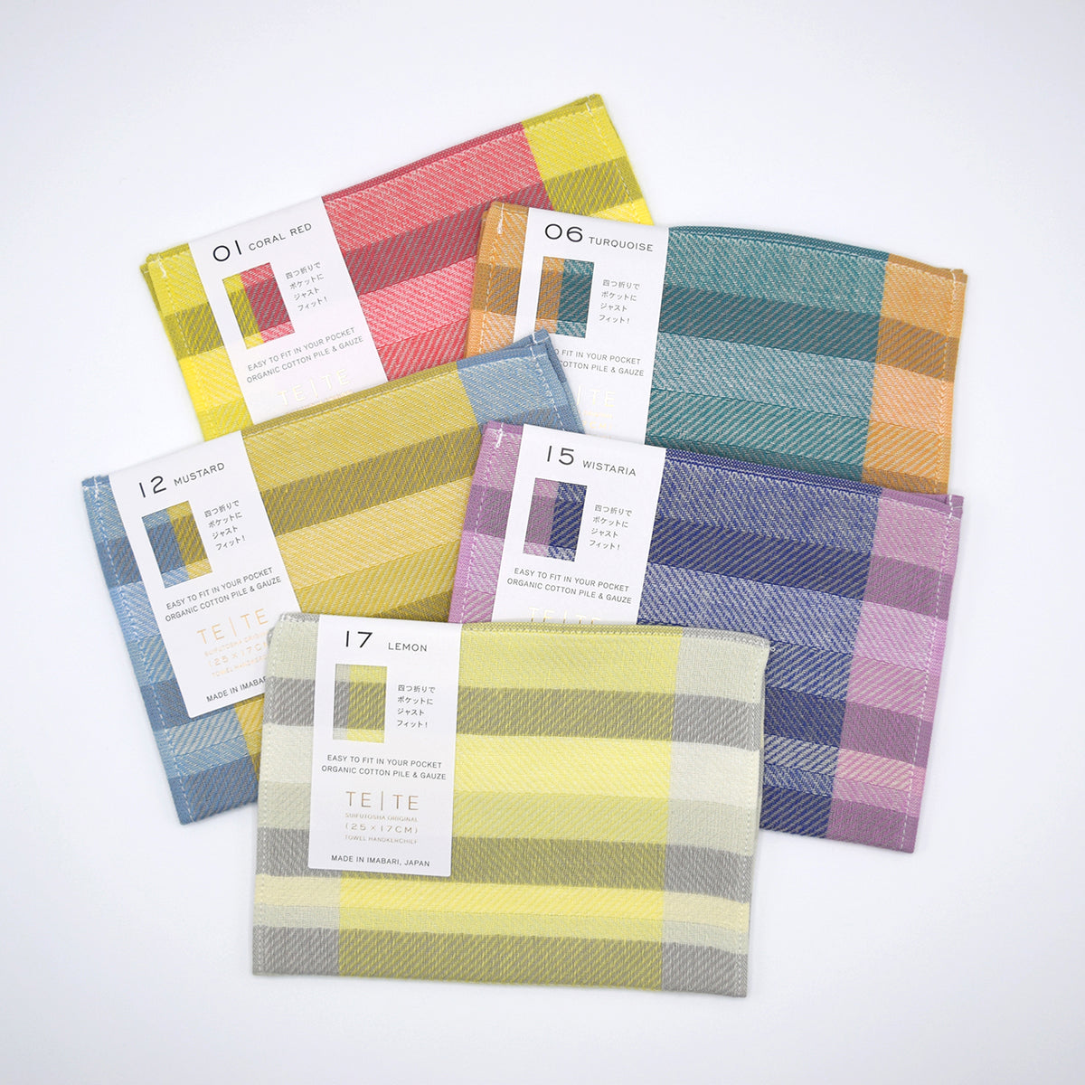 [Kokka Lifestyle] TETE Gauze Pile Towel Handkerchief