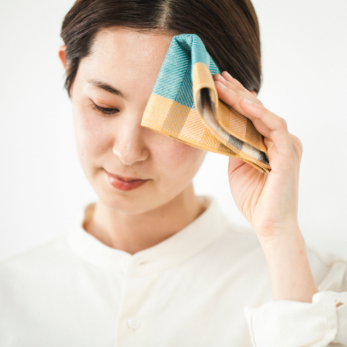 [Kokka Lifestyle] TETE Gauze Pile Towel Handkerchief