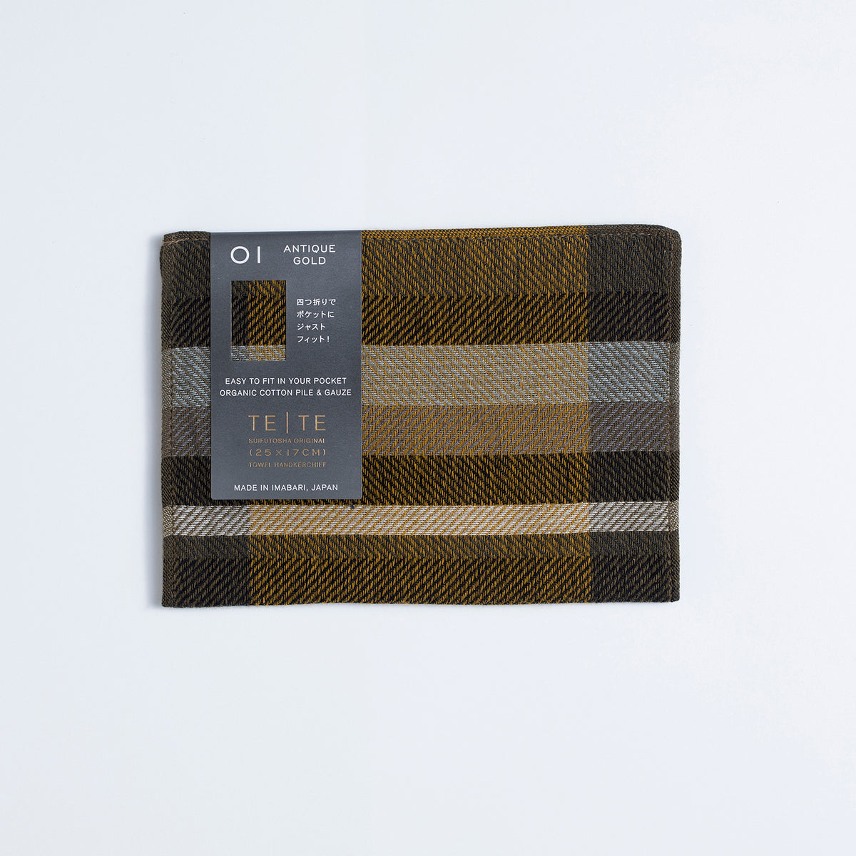 [Kokka Lifestyle] TETE BLACK Twill Gauze Handkerchief