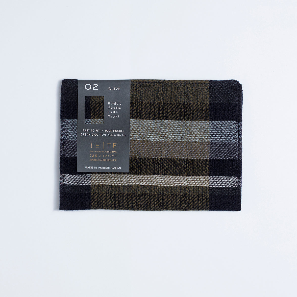 [Kokka Lifestyle] TETE BLACK Twill Gauze Handkerchief
