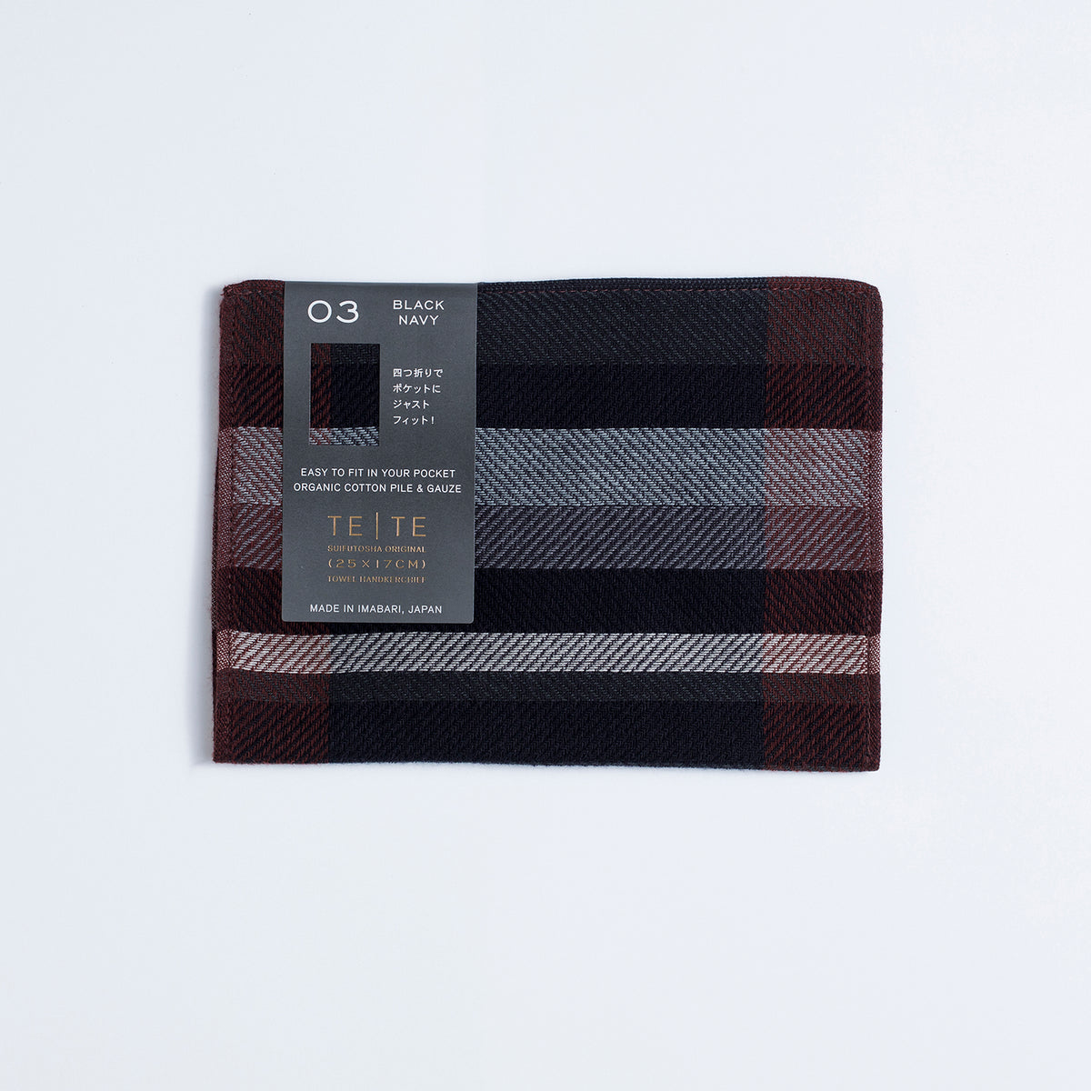 [Kokka Lifestyle] TETE BLACK Twill Gauze Handkerchief
