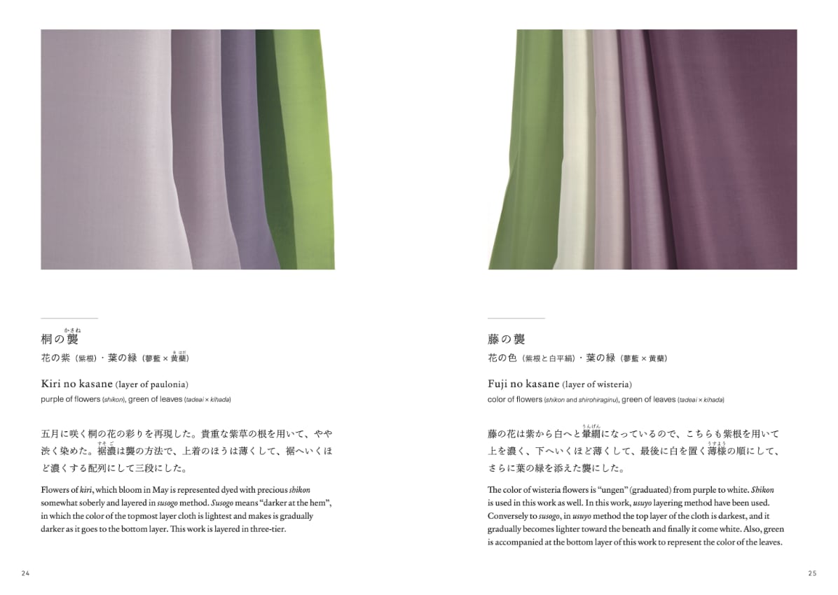 Book | The Tale of Genji - Colors of the fifty-four chapters