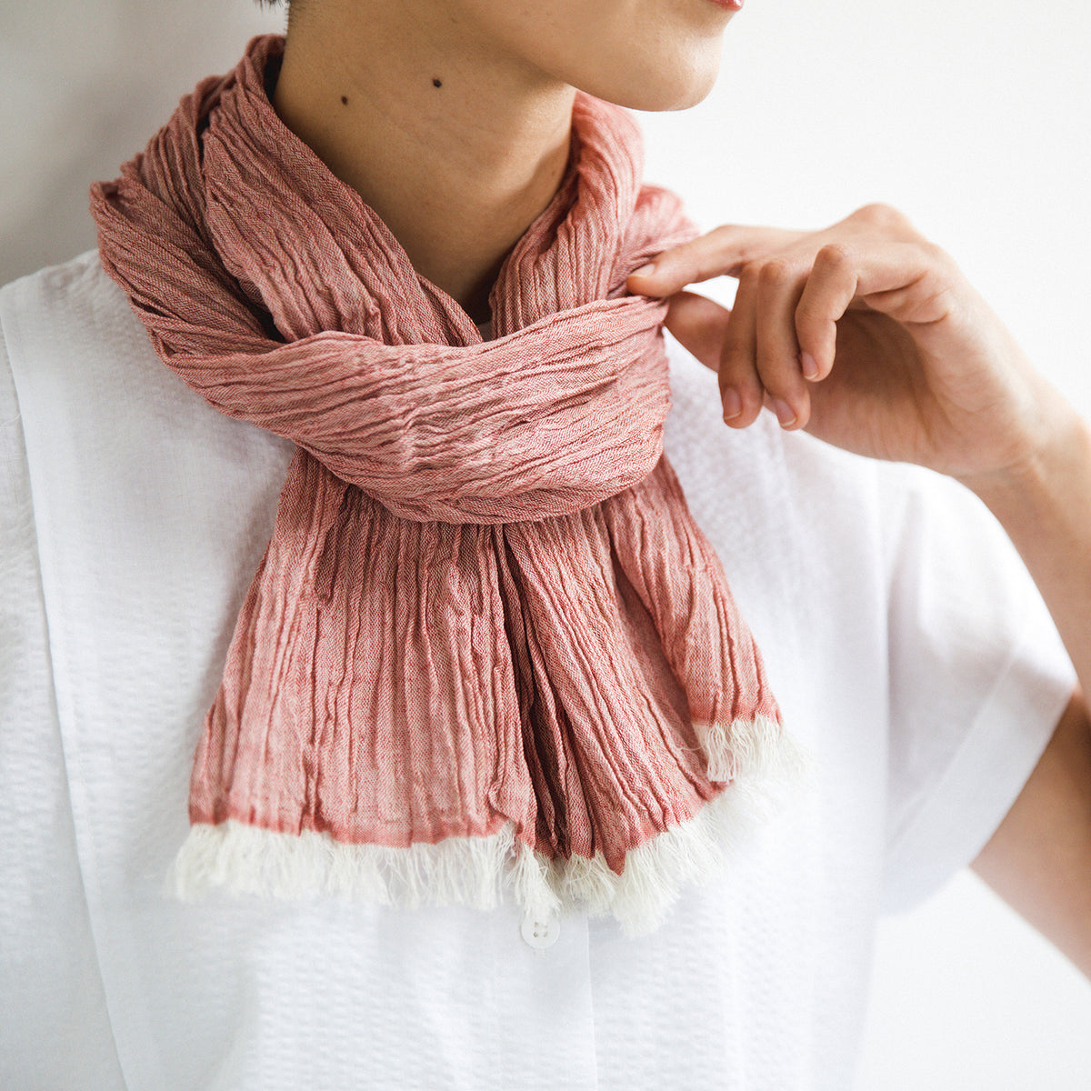 [Kokka Lifestyle] Cotton Linen Tiny Muffler