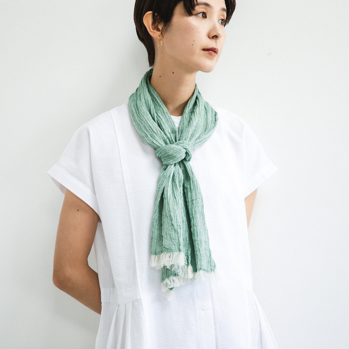 [Kokka Lifestyle] Cotton Linen Tiny Muffler