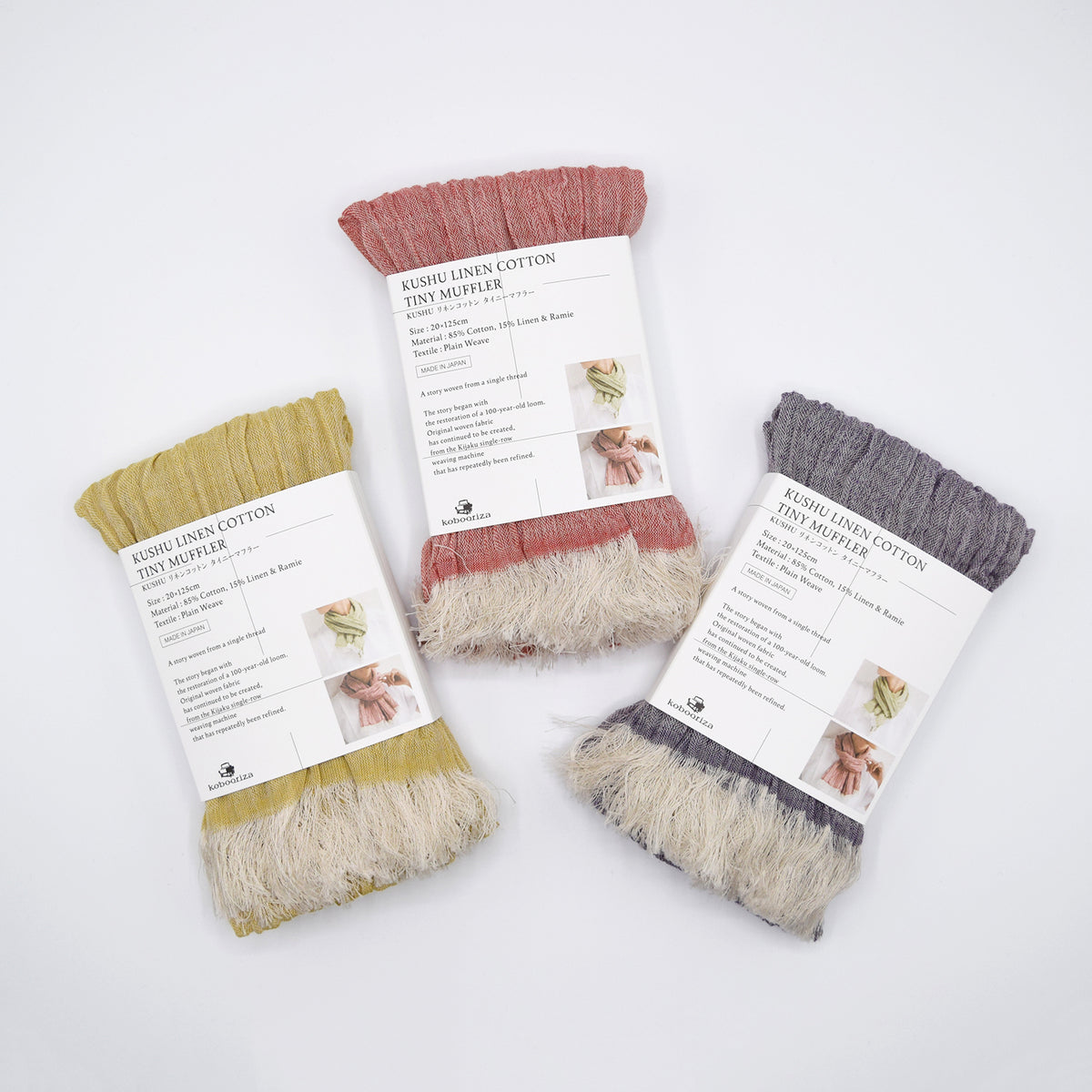 [Kokka Lifestyle] Cotton Linen Tiny Muffler