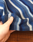 [Fabric Sample] Natural Indigo Yarn-dyed Cotton TMF-001-1
