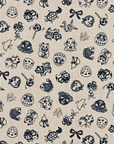 [Fabric Sample] Chibi-pri Japan Cotton Dobby Cloth YKA-36040-1