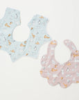 Artic Animals Cotton Double Gauze - Light Blue