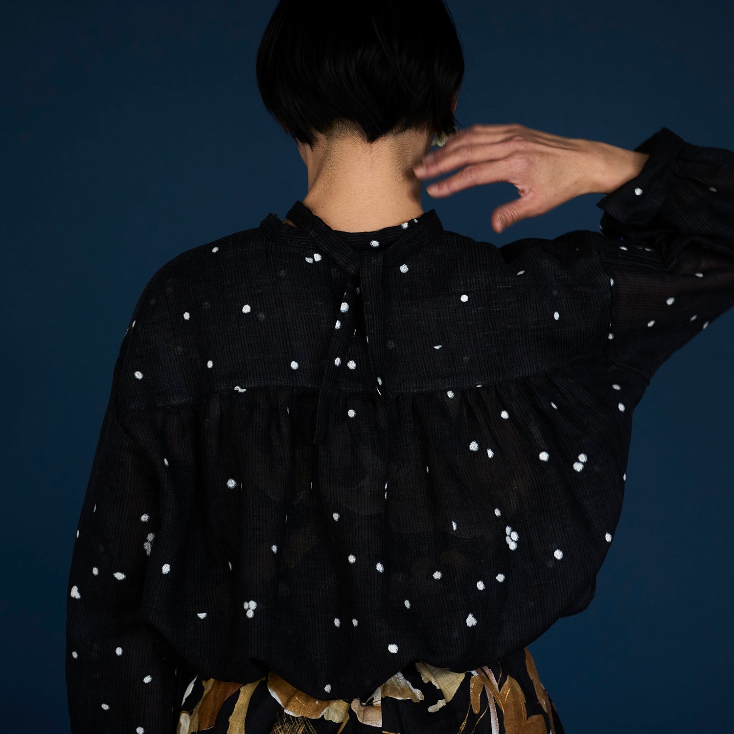 nani IRO Poesia Visual Cotton Linen Gauze