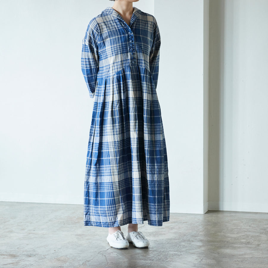 Yarn Dyed Linen Cotton Blend Banshu-ori Check Fabric - KOKKA Original Design