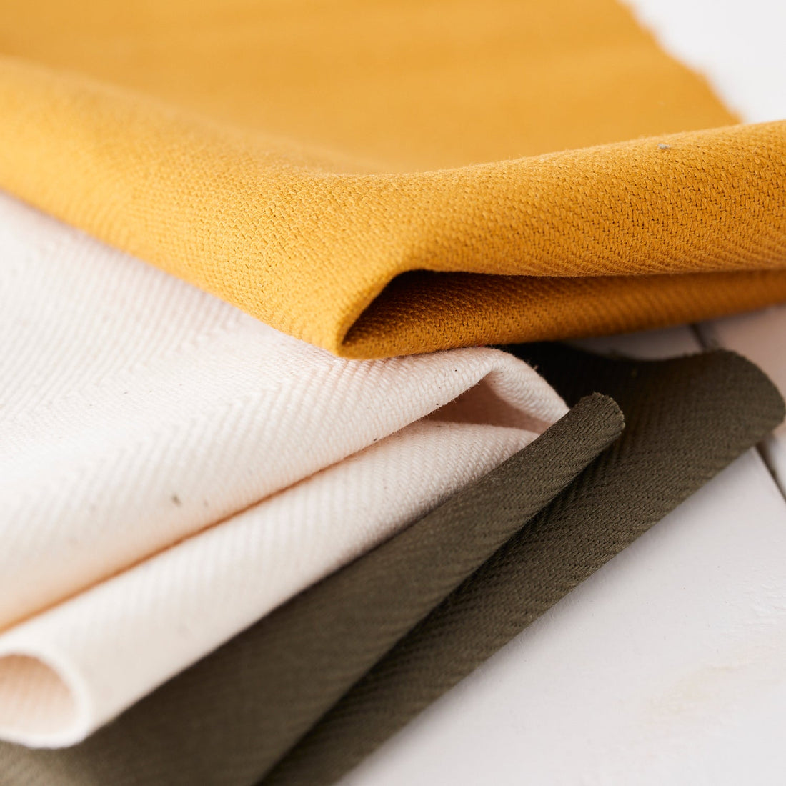 [Fabric Sample] Nuno to Mono Cotton Herringbone