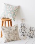 +HAyU Bear Cotton Linen Canvas