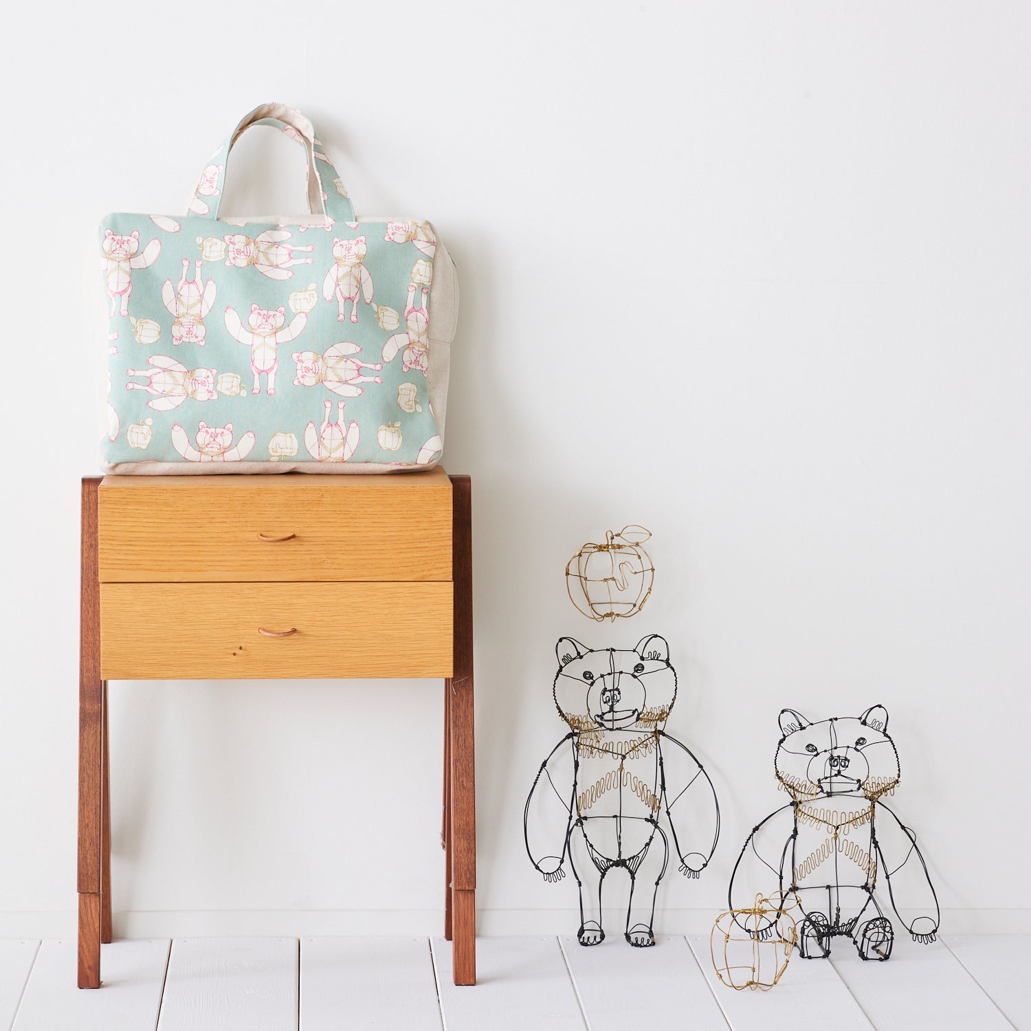 +HAyU Bear Cotton Linen Canvas