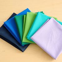 Ichi no Kire Sheeting Fat Quarter Fabric Bundle - Cool Colors