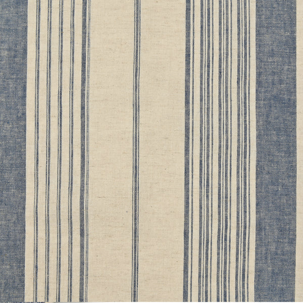 Yarn Dyed Linen Cotton Blend Banshu-ori Stripe Fabric - KOKKA Original Design