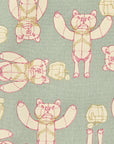 +HAyU Bear Cotton Linen Canvas