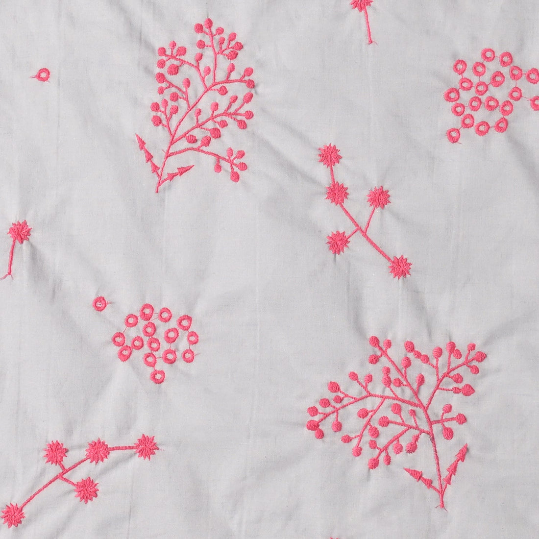 echino Flower Embroidery Cotton Linen Sheeting
