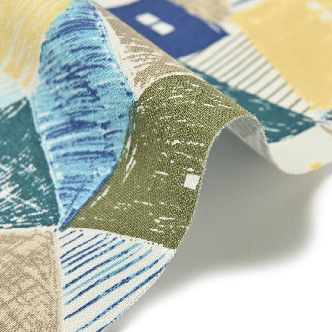 [Fabric Sample] Keshiki Residential Area Cotton Linen Canvas