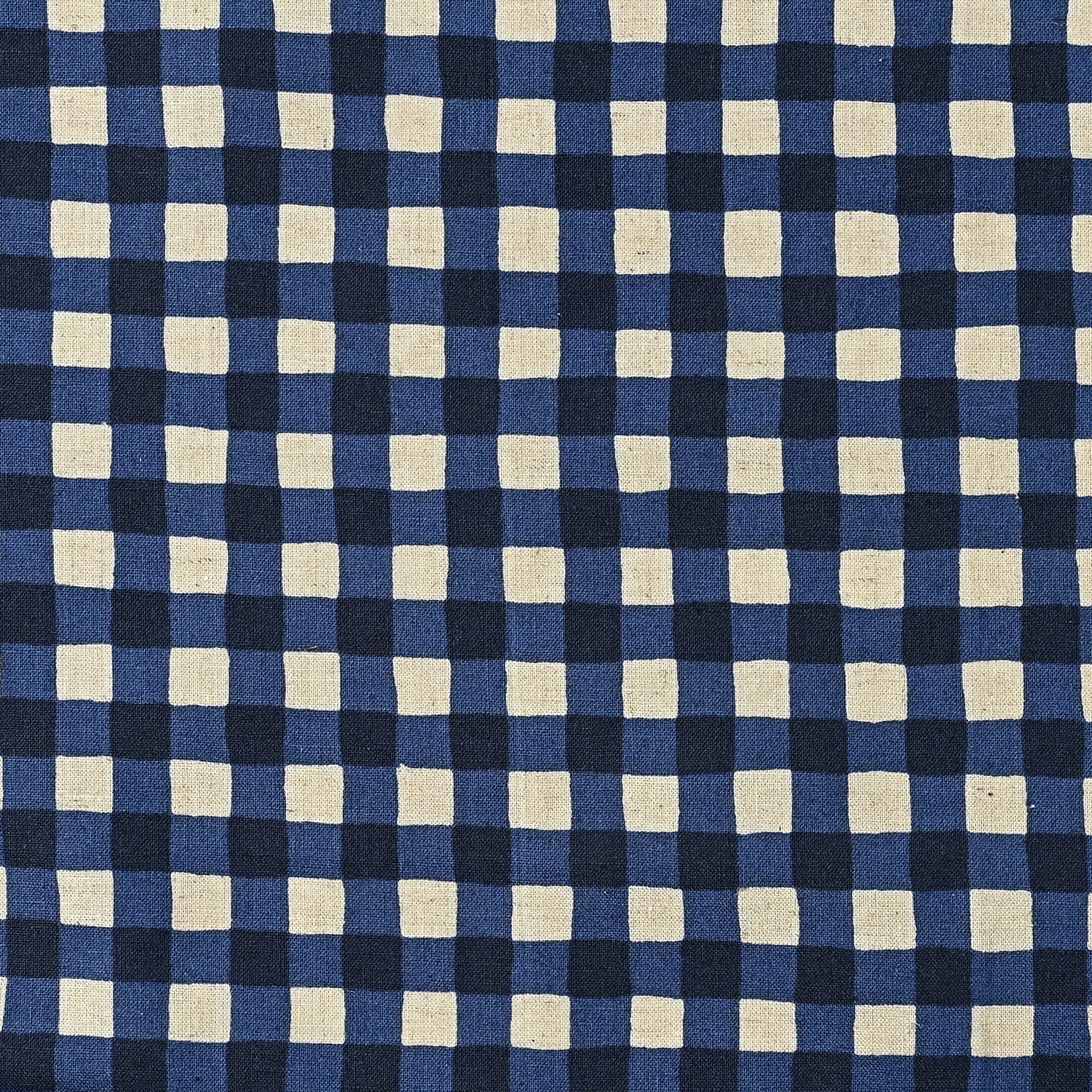 Gin-gam Check Linen Cotton Sheeting TC-1048-1