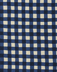 Gin-gam Check Linen Cotton Sheeting TC-1048-1