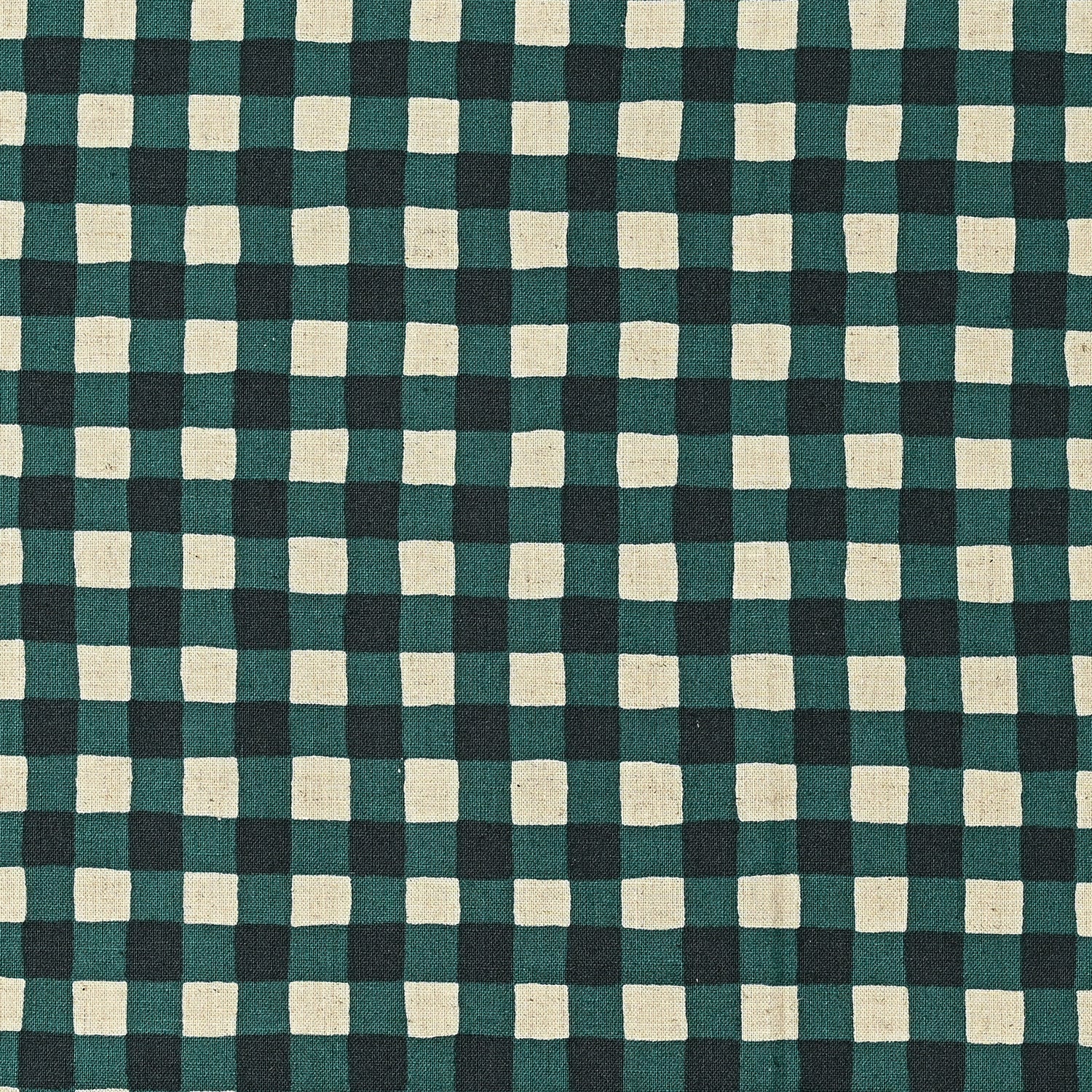 Gin-gam Check Linen Cotton Sheeting TC-1048-1