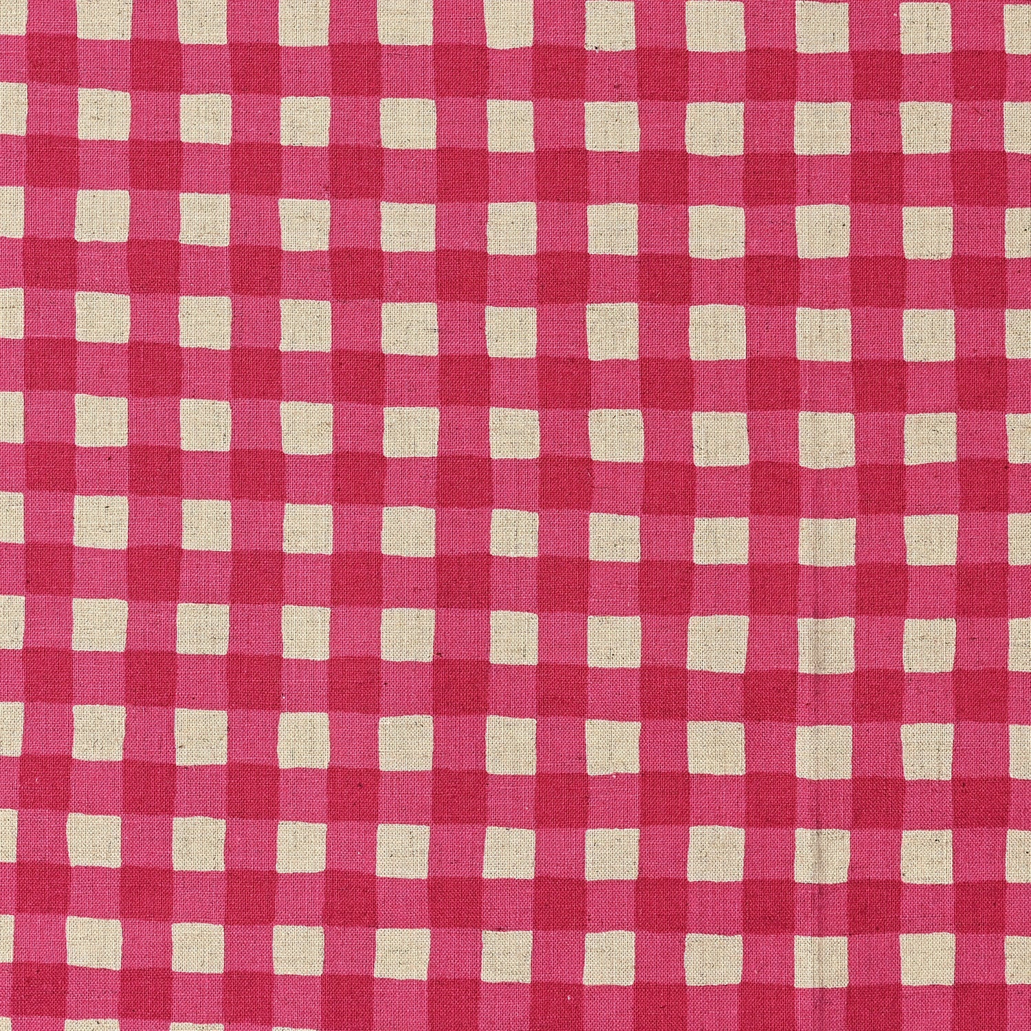 Gin-gam Check Linen Cotton Sheeting TC-1048-1