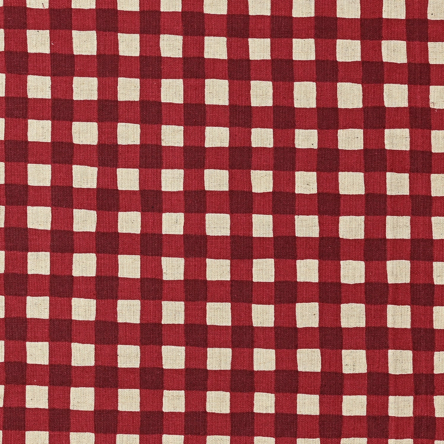 Gin-gam Check Linen Cotton Sheeting TC-1048-1